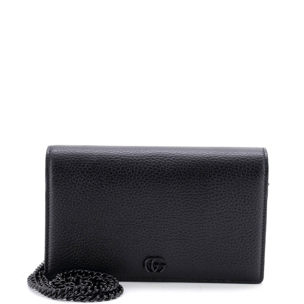 Gucci Mini Petite GG Marmont Chain Wallet